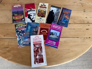 10 New York City Maps & Guides from the mid 1990s except Souv MAPS from 1981 - Picture 1 of 13