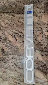 C4 84-90 Corvette Rear Bumper Letter Kit Polyurethane Decal Silver - Picture 1 of 2