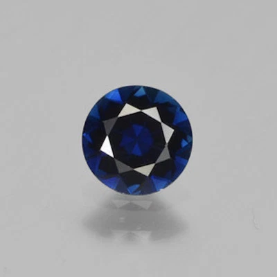 Colección Obra Maestra: Zafiro Azul Brillante Genuino AAA Redondo (2mm a 5mm) Foto 1 de 3