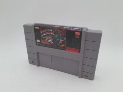 1993 Винтажный картридж Super Nintendo (SNES) Captain America & The Avenger - CS3 - Изображение 1 из 2