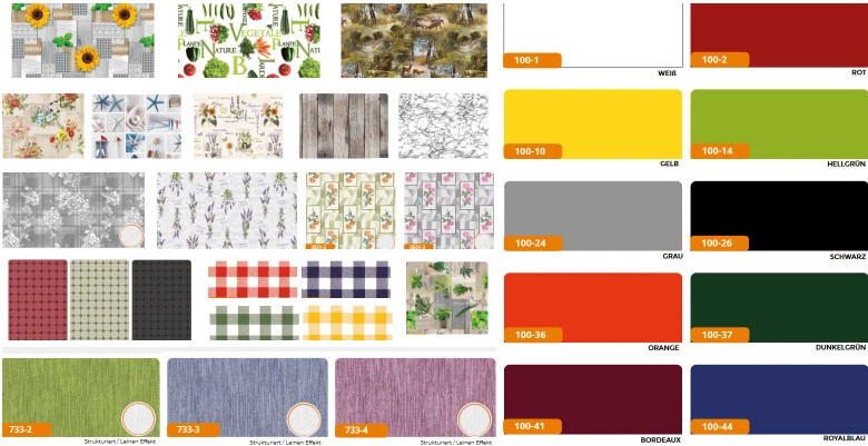 Tischdecke abwaschbar Wachstuch Meterware - Bild 1 von 1