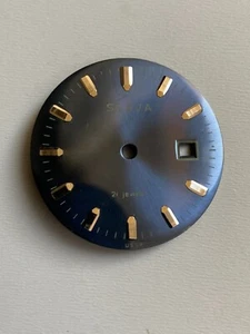 NOS VINTAGE WATCH DIAL FOR PARTS SLAVA СЛАВА 21 JEWELS CAL 2414 USSR - Picture 1 of 7