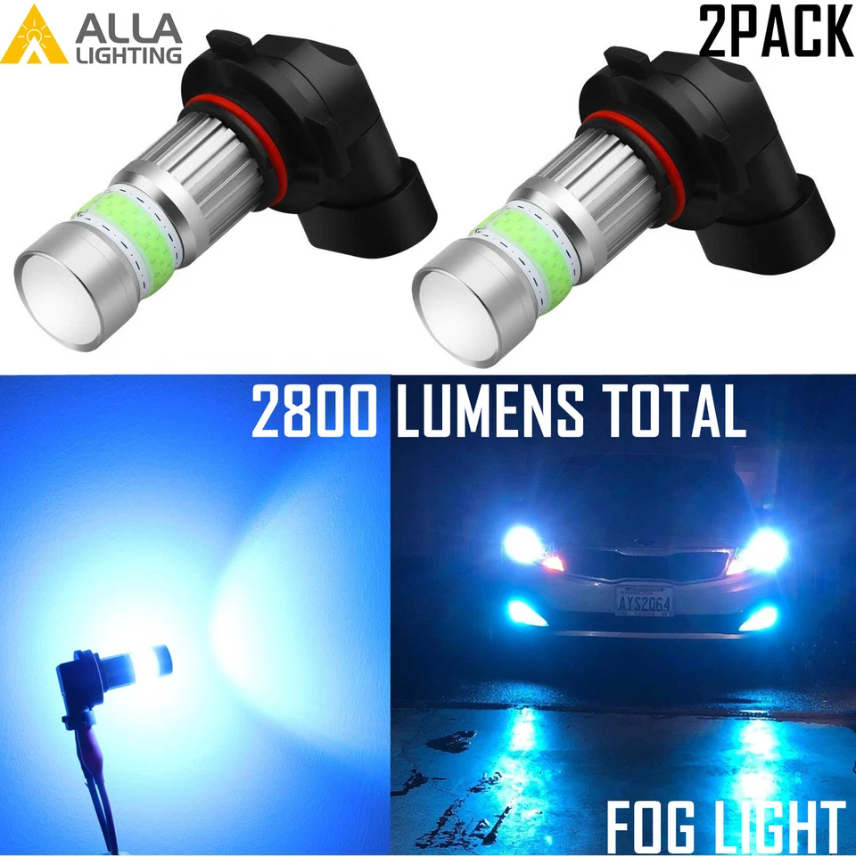 Repuesto bombilla antiniebla de conducción Allá Lighting 72-LED 9145 azul hielo frío 8000K Foto 1 de 4