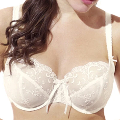 Sujetador Balconnet Además Panache Superbra Confetti Marfil o Negro G H J - Imagen 1 de 4