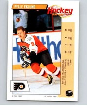 1992-93 Panini Stickers Hockey  #189 Pelle Eklund  Philadelphia Flyers V82857
