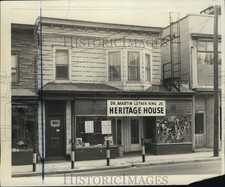 1971 Press Photo Dr. Martin Luther King Jr. Heritage House exterior view