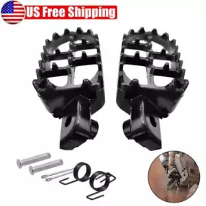 2x estriberas pedal reposapiés ancho grasa reposapiés para Honda CR CRF XR Yamaha PW50 80 8 mm - Imagen 1 de 13