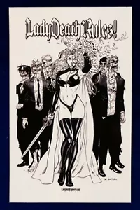 Lady Death Rules Extinction Express Kickstarter Reward Decal - New! - Picture 1 of 1
