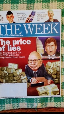 THE WEEK THE PRICE OF LIES APRIL 28 2023 INTERNATIONAL MEDIA. - Image 1 of 4