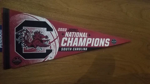2022 National Champions 12x30 Premium Pennant South Carolina Gamecocks Cover