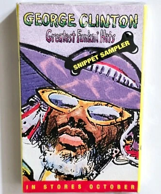 SEALED GEORGE CLINTON TAPE PROMO CASSETTE FUNKADELIC ODB Q-TIP COOLIO RAP 12" lp - Image 1 of 4