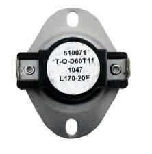 Supco L170 SPST Limit Control Thermostat Snap Disc L170-20F
