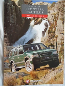 Vauxhall Frontera Nautilus Special Edition brochure May 1994 - Picture 1 of 1