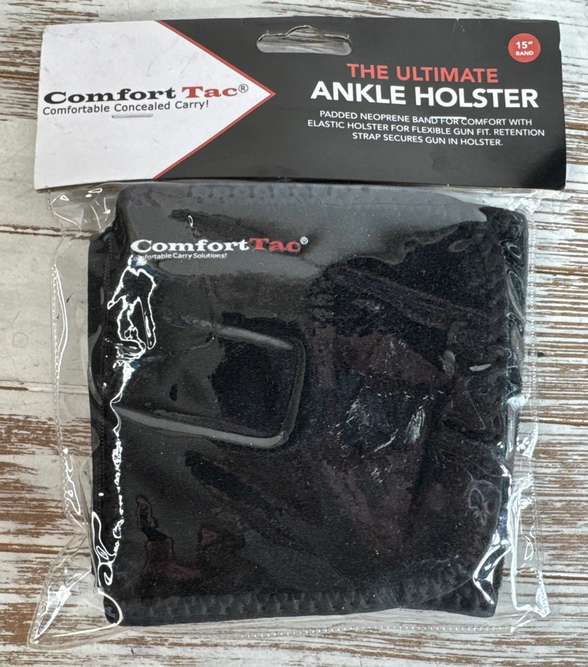 Ultimate Ankle Holster for Concealed Carry by Comforttac | Fits Glock 42 43