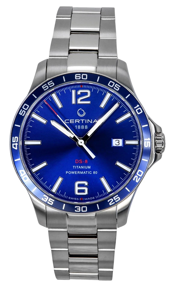 Certina DS-8 Blue Dial Automatic Casual 100M Men's Watch C033.807.44.047.00