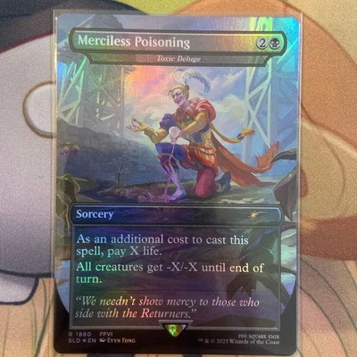 Magic The Gathering Merciless Poison Foil Secret Lair English - Image 1 of 2