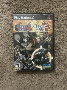 🔴Metal Slug 4/Metal Slug 5 (Sony PlayStation 2, 2005) Complete - Picture 1 of 3