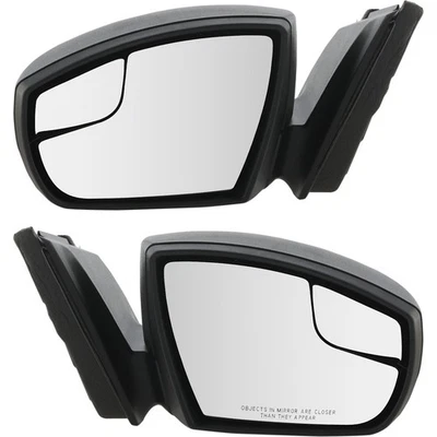 Espejos retrovisores eléctricos para Ford Focus 2015-2019 lado del conductor y del pasajero negro texturizado Foto 1 de 4