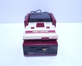 Nintendo Family Computer HVC-001 Console + Disk System HVC-022 Untested