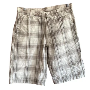Herren Shorts Größe 32 kariert Sommer Urlaub Resort Skater Strand Retro klassisch Golf - Bild 1 von 6