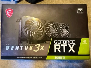 MSI GeForce RTX 3080 Ti VENTUS 3X OC 12GB GDDR6X Graphics Card - Afbeelding 1 van 3