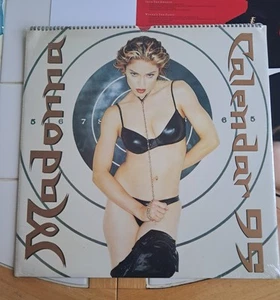 New Madonna 1995 Calendar Sealed Pictures Tour Like A Virgin Prayer Erotica  - Picture 1 of 2