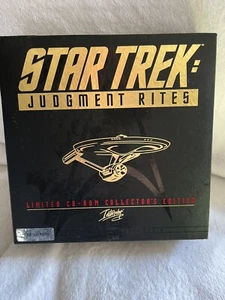 Star Trek Judgment Rites Limited CD-ROM Collector's Edition PC Videospiele LESEN - Bild 1 von 24