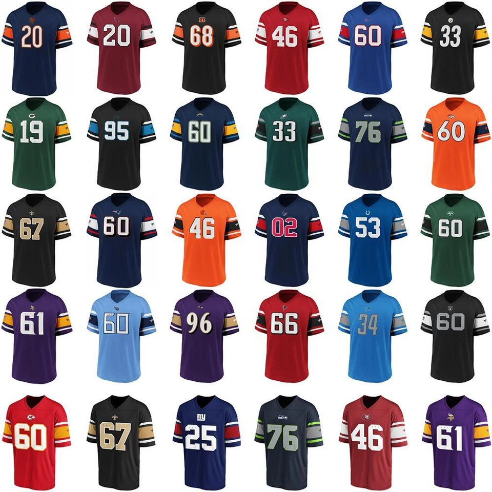 Fanatics NFL Poly Mesh Supporters Jersey Herren Football Trikot T-Shirt