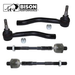 Bison Performance 4pc Inner & Outer Steering Tie Rod End Kit For Maxima 09-14 - Picture 1 of 4