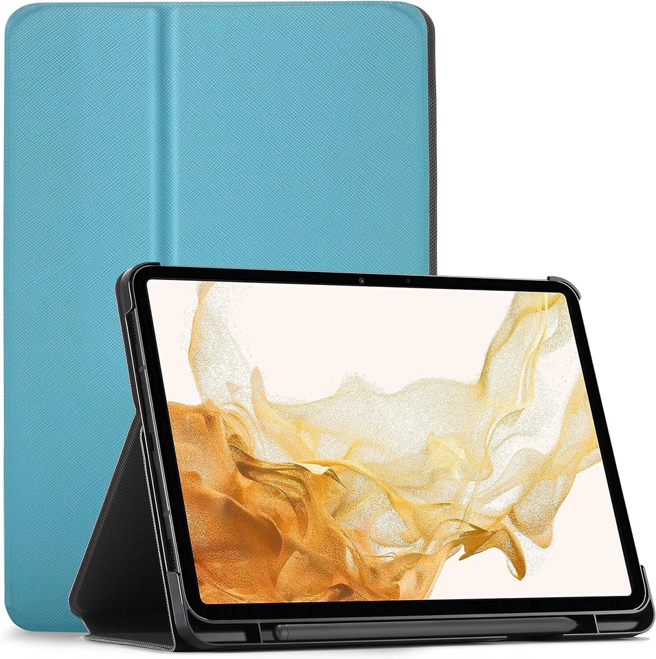 FOREFRONT CASES Cover Samsung Galaxy Tab S7 Plus S8 Plus 12.4 Auto Sleep/Wake - Image 1 of 1