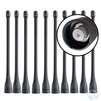 10x Antena UHF para radio FA-SC57U IC-F4001 F4002 F4003 F24 F25 F4 F21 F26 Foto 1 de 4