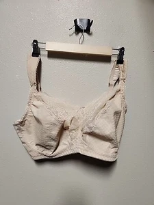 Sujetador inalámbrico de encaje beige elegante y sexy talla 40F - Imagen 1 de 4