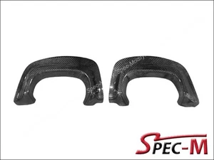 15-16 SUBARU STI WRX VR ESTILO FIBRA DE CARBONO TRASERA TAPA DEL SILENCIADOR TRASERO CF - Imagen 1 de 3