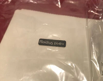 Motorola Radius P50+ Front Name Label Escutcheon Model 1305541S06, NEW - Image 1 of 2