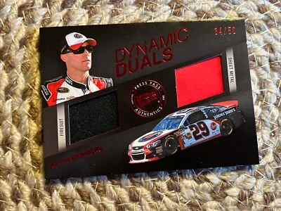 Kevin Harvick Press Pass Redline Dynamic Duals 34/50 Firesuit & Sheet Metal - Image 1 of 4
