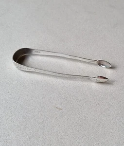 Antique Early Victorian Hallmarked Sterling Silver Sugar Tongs Sheffield 1839 - Picture 1 of 7