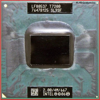 INTEL CORE 2 DUO 2.00GHz  4M 667MHz T7200 SL9SF  U.S.A. SELLER with Clam shell. - Image 1 of 4