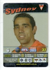 2003 AFL TEAMCOACH SILVER PARALLEL CARD - S-148 Adam GOODES (SYDNEY)