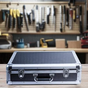 120 CD's Storage Holds CD Carry Storage Case Portable Aluminium Media Storage - Picture 1 of 8