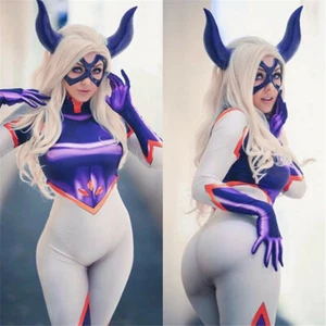 My Hero Academia Mt.Lady Cosplay Costume Women Anime Jumpsuit Halloween Bodysuit - Picture 1 of 8