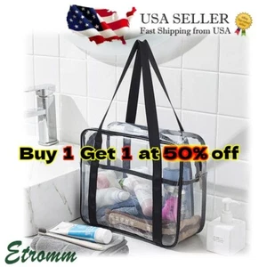 Travel Cosmetic Makeup Bag Toiletry Hanging Organizer Storage Bathroom Pouch Bag - Picture 1 of 6