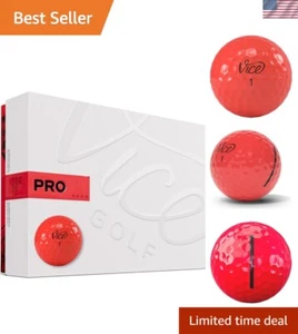 Vice Pro Golf Balls, Neon Red - Picture 1 of 6