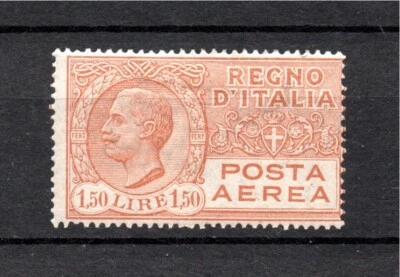 Italy 1926 old 1.50 Lire airmail-stamp (Michel 232) nice MLH - Image 1 of 2