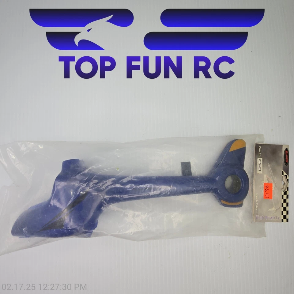Dynam High Quality RC Parts VTX-021 Blue Rear Helicopter Body - Image 1 of 1
