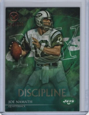 2014 Topps Valor Discipline #2 Joe Namath 159/299 - Image 1 of 2