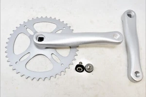 ALLOY 44 TEETH CHAINWHEEL SET 1/8" 170mm WIDE Q FACTOR WIDTH ARM TO ARM EBIKE - Picture 1 of 2
