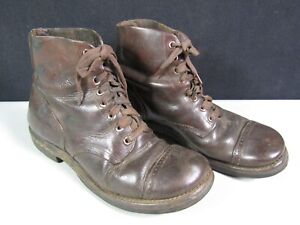 Chaussures de service WWII US ARMY bottes bout bout.