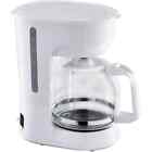 Mainstays White 12-Cup Drip Coffee Maker, New