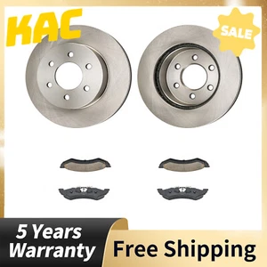 Front Disc Brake Rotors + Ceramic Pads For Dodge Dakota Durango 2000-2002 - Picture 1 of 14