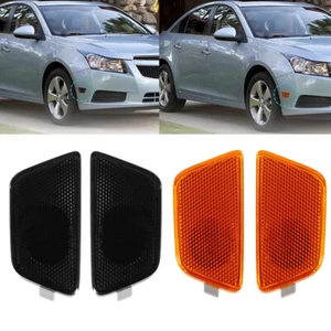 Pair Front Bumper Mounted Side Marker Light Assembly LH RH for Chevy Cruze - Picture 1 of 12